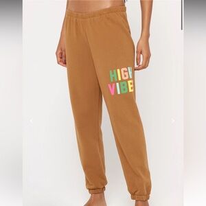 NEW Spiritual Gangster High Vibes Luna Sweatpant XS